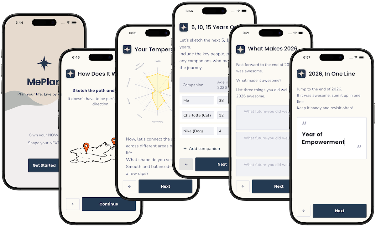 MePlan App Screenshot